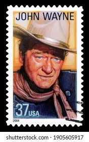 UNITED STATES - CIRCA 2004: stamp printed by United states, shows John Wayne, Actor, circa 2004
