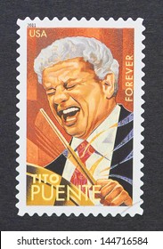 UNITED STATES - CIRCA 2011: A Postage Stamp Printed In USA Showing An Image Of Tito Puente, Circa 2011.