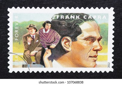 UNITED STATES - CIRCA 2012: Postage Stamp Printed In USA Showing An Image Of Frank Capra, Circa 2012.