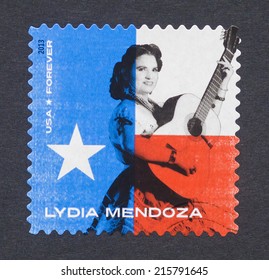 UNITED STATES - CIRCA 2013: A Postage Stamp Printed In USA Showing An Image Of Lydia Mendoza, Circa 2013. 