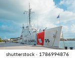 United States Coast Guard. Florida coastguard ship. 