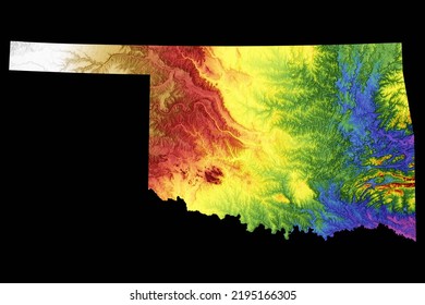 United States Color Elevation Map - United States Color Elevation Map 260nw 2195166305
