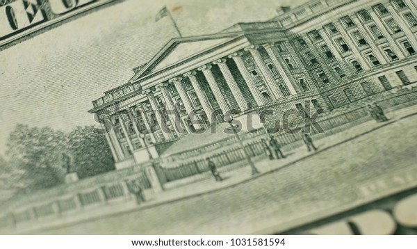 United States Department of the Treasury on United
States ten dollar bill