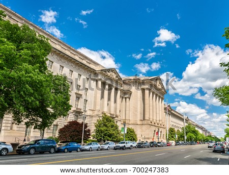 United States Environmental Protection Agency building in Washington, DC. United States