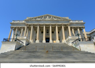 United States House Of Representatives Building Of Capitol Building In Washington, District Of Columbia, USA.