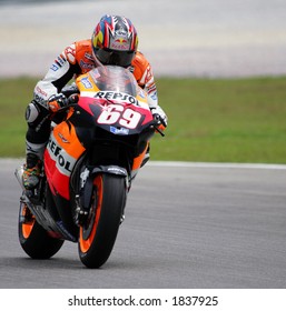 United States MotoGP Rider Nicky Hayden -Repsol Honda Team