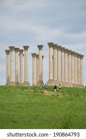 United States National Arboretum Columns In Washington DC