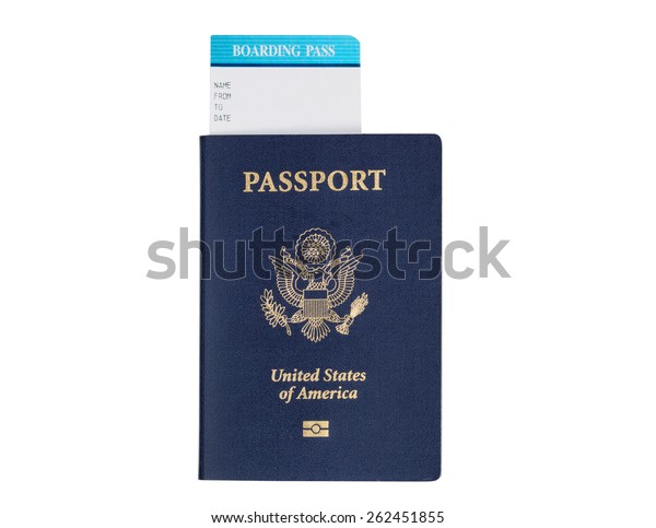 United States Passport Seal Boarding Pass Stock Photo (Edit Now) 262451855