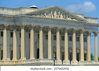 United States Senate Chamber Building Of Capitol Building In Washington, District Of Columbia DC, USA.