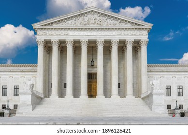 United States Supreme Court Building in Washington DC, USA.	