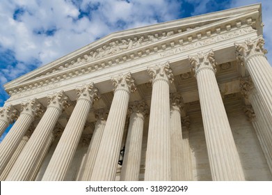 United States Supreme Court Building Columns Stock Photo 318922049 ...