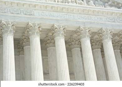 United States Supreme Court With Equal Justice Under Law Text