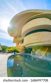 United States, Washington - September 21, 2019: The National Museum Of The American Indian Is Part Of The Smithsonian Institution To Advancing Knowledge And Understanding Of The Native Cultures.