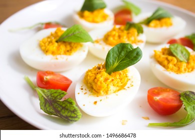 In The United States, Which Is Also Famous As An Easter Dish, The Classic Appetizer Is Called “debuilt Egg”.