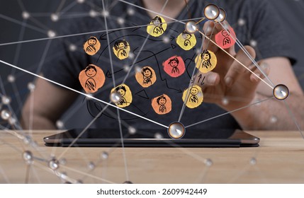 Unity group and teamwork concept
