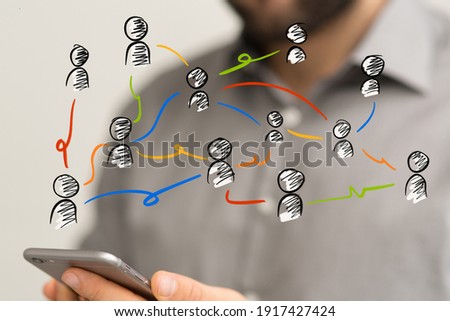 Unity group and teamwork concept