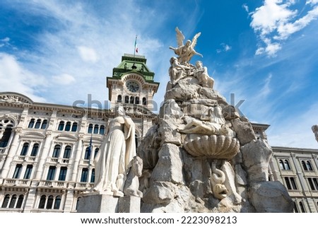 Unity of Italy Square in Trieste, Italy