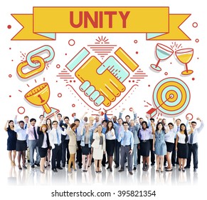 Unity Teamwork Cooperation Collaboration Concept