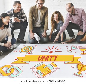 Unity Teamwork Cooperation Collaboration Concept