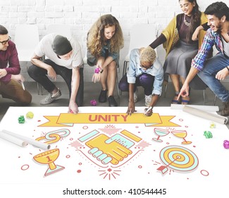 Unity Teamwork Cooperation Collaboration Concept