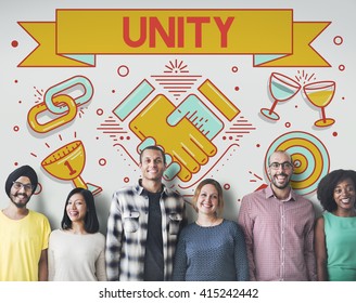 Unity Teamwork Cooperation Collaboration Concept