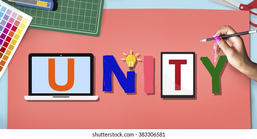 Unity Togetherness Team Union Support Concept