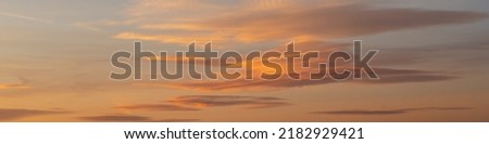Universal Linkedin banner for people of any profession with the view of clouds at sunset