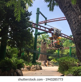 Universal Studio Singapore Roller Coaster   - Shutterstock ID 1943285773