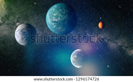 Universe concept background. Elements of this image furnished by NASA