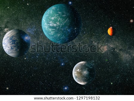 Universe concept background. Elements of this image furnished by NASA