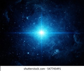 Universe filled with stars. Elements of this image furnished by NASA.