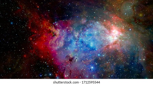 Universe galaxy. Elements of this image furnished by NASA. - Shutterstock ID 1712595544