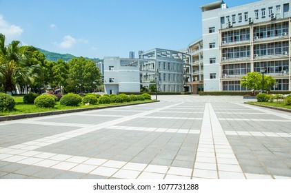 University Building And Outside Park, Square