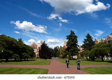 University Campus Uw Seattle Stock Photo 675593 | Shutterstock