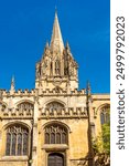 University Church of St. Mary the Virgin in centre of Oxford, UK