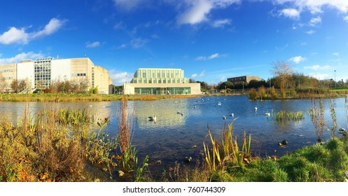 University College Dublin Lake Blue Sky