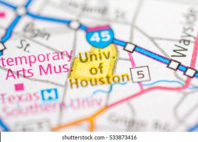 Map Of Houston Texas Stock Photos Images Photography