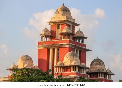 University Of Madras At Sunset In Chennai, Tamil Nadu, India