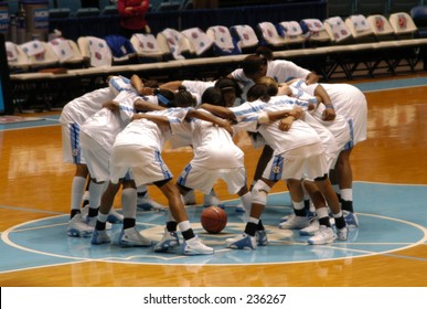 University Of North Carolina Women's Basketball Team Pre-game Warmup