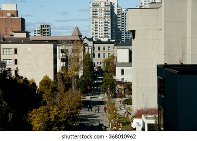 University Private Street At University Of Ottawa - Canada