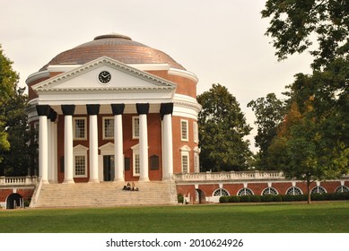 The University Of Virginia's Rotunda In Charlottesville Virginia