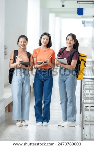 Similar – Image, Stock Photo Cross-border friendship