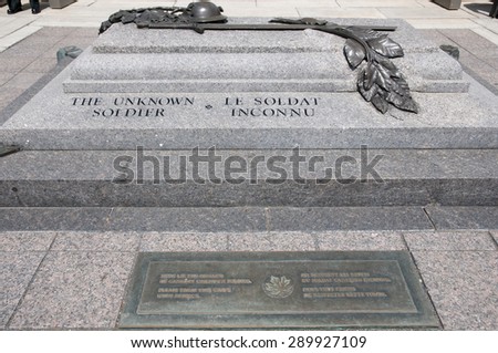 Unknown Soldier Grave - Ottawa - Canada