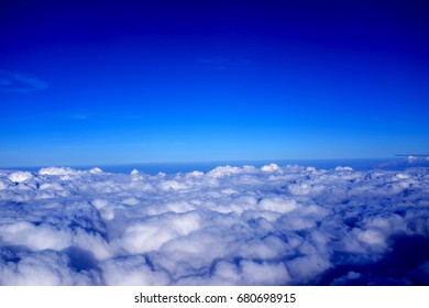 The Unlimited Expanse Of The Sky In Stratosphere. 