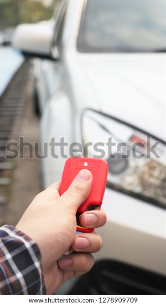 Unlock Car Door Smart Key Stock Photo Edit Now 1278909709