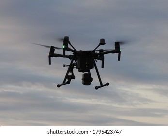 Unmanned Aerial Aircraft in flight