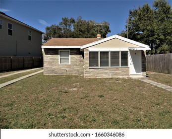 Unoccupied Rental Bungalow, Tampa, Florida