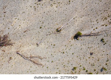 Unprecedented Drought In The Po River Due To Long Lack Of Rainfall. Verrua Savoia, Italy - July 2022