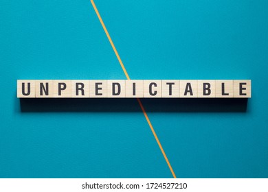 Unpredictable Word Concept On Cubes