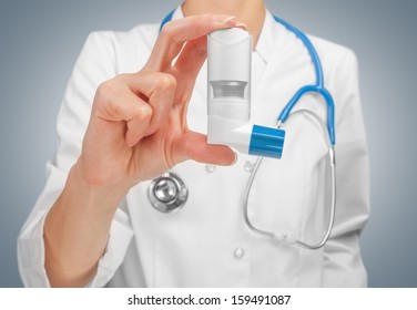 Unrecognizable Doctor Gives Inhaler